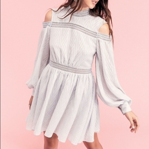 Free People Dresses & Skirts - Free people Aslan Cold Shoulder Mini Dress size 2